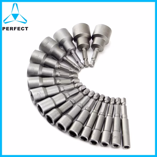 Perceuse à douille magnétique à changement rapide